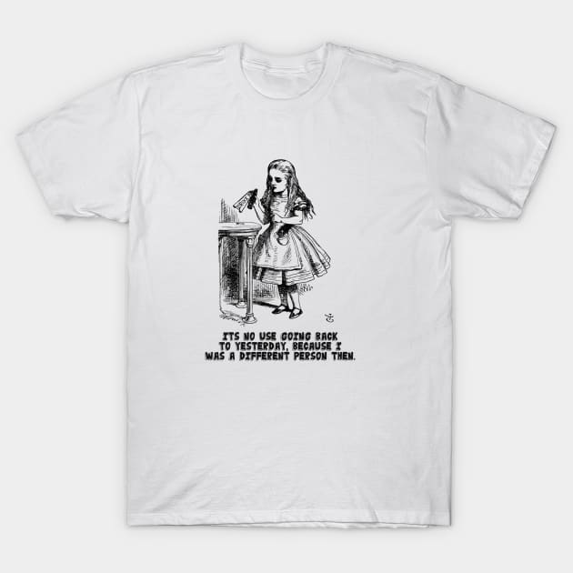 John Tenniel Alice in Wonderland Art T-Shirt by PaperMoonGifts